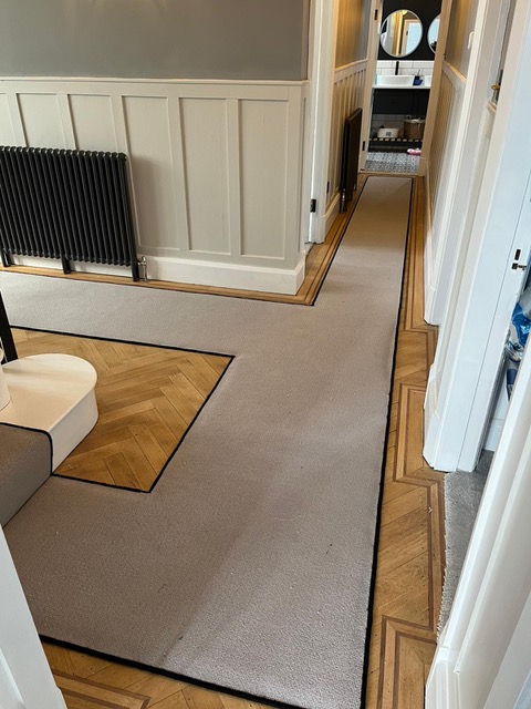 Professional runner installation work