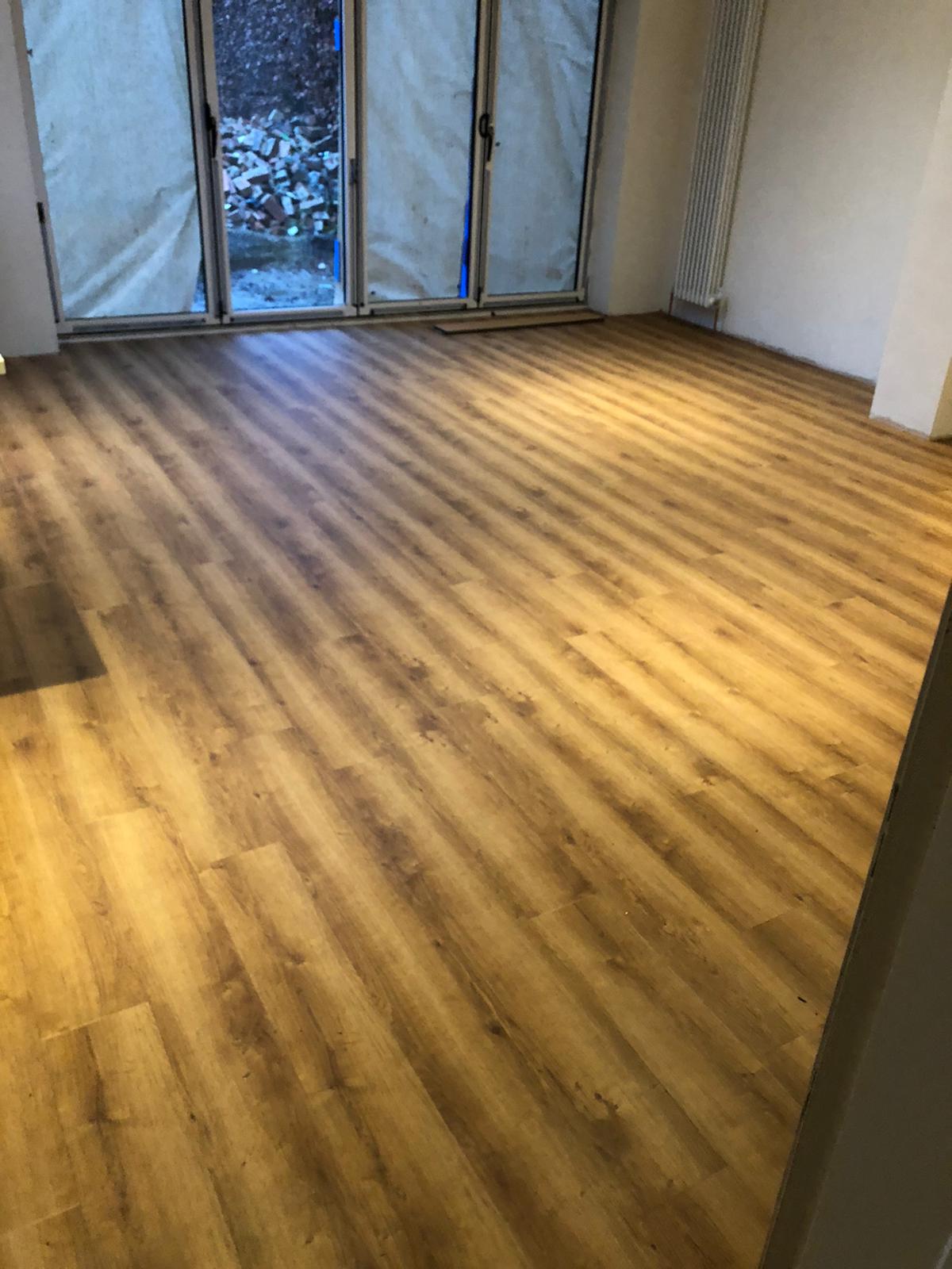Premium wood floor installation