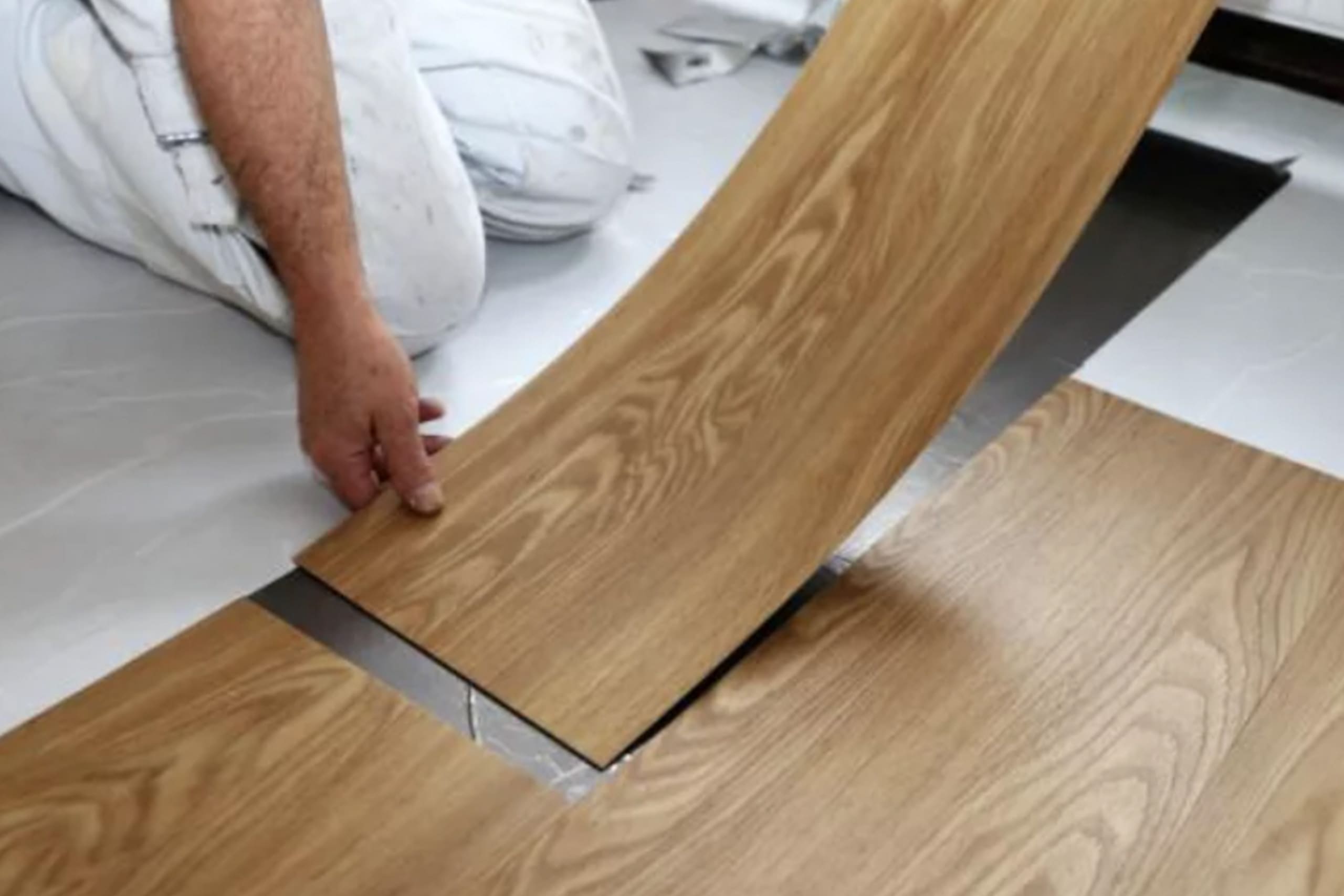 Luxury vinyl tile display